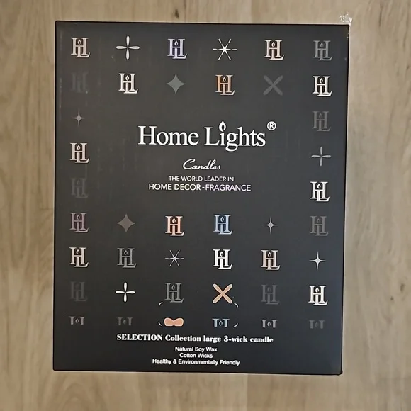 NIB Homelights Highly Scented Soy Candle 3 Cotton Wicks 5x6 Big 33.3 Oz Bundle - Picture 8 of 11